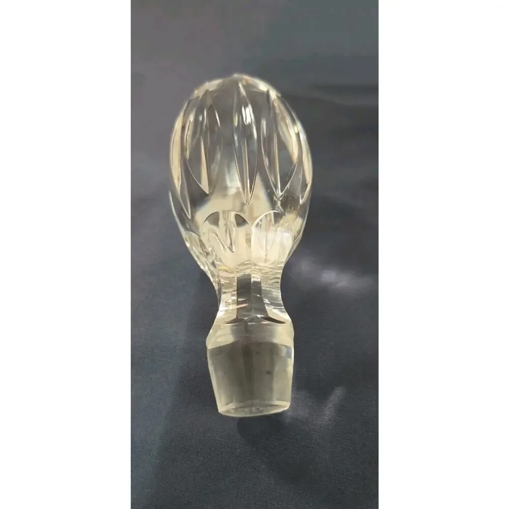 Vintage Lausitzer 24% Lead Crystal Decanter Made in German Democratic Republic